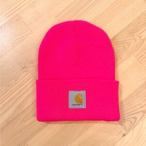Hot Pink Carhartt Acrylic Watch Hat